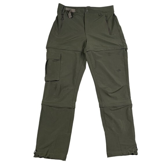 North Face Pants - the North Face Hiking Pants Womens 8 Olive Green Bridgeway Convertible